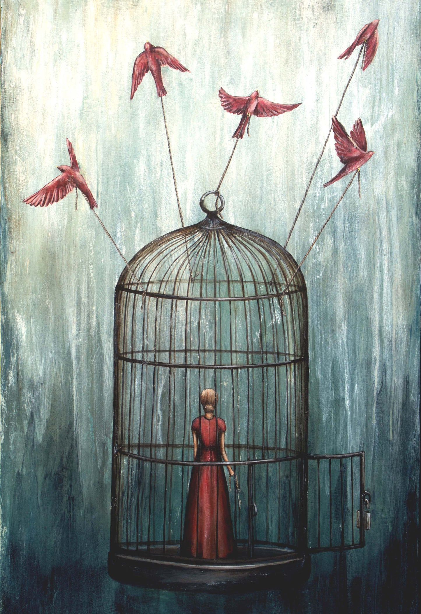 The Uncaged Red Bird